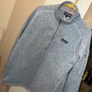 Patagonia Better Sweater Blue  1/4 Zip Fleece Women’s Size XLarge